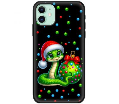 Чохол для iPhone 11 MixCase MixCase Новий рік 2025 новорічна змійка