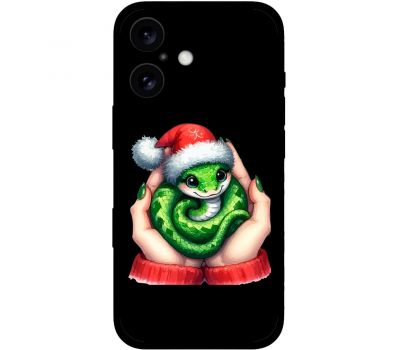 Чохол для iPhone 16 MixCase MixCase Новий рік 2025 змія в руках