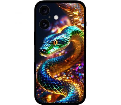 Чохол для iPhone 16 MixCase MixCase Новий рік 2025 яскрава змія