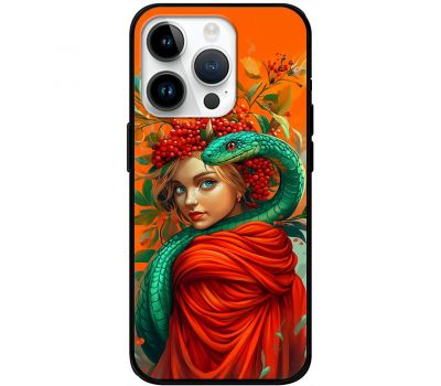 Чохол для iPhone 16 Pro Max MixCase MixCase Новий рік 2025 дівчинка зі змією