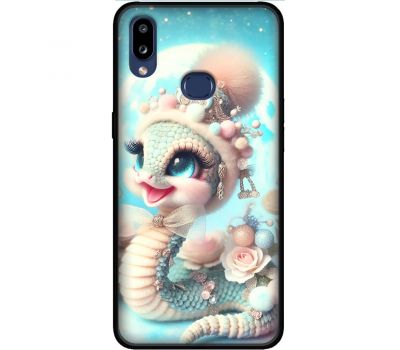 Чохол для Samsung Galaxy A10S (A107) MixCase Новий рік 2025 мила змійка