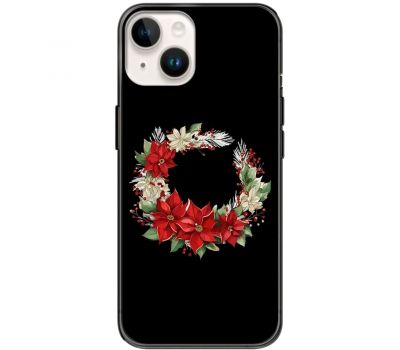 Чохол для iPhone 14 MixCase MixCase Новий рік 2025 новорічний вінок