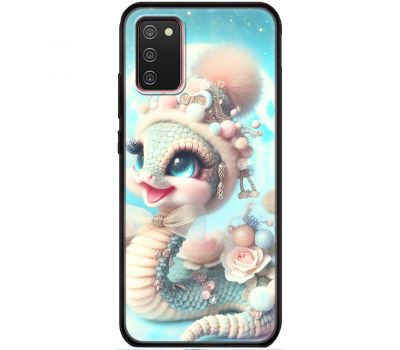 Чохол для Samsung Galaxy A02S (A025) MixCase Новий рік 2025 мила змійка