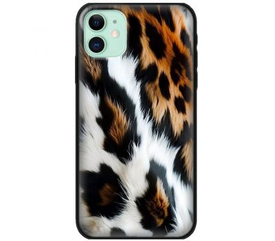 Чохол для iPhone 12 MixCase Леопард Newбіло жовтий