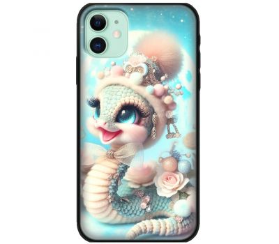 Чохол для iPhone 11 MixCase MixCase Новий рік 2025 мила змійка