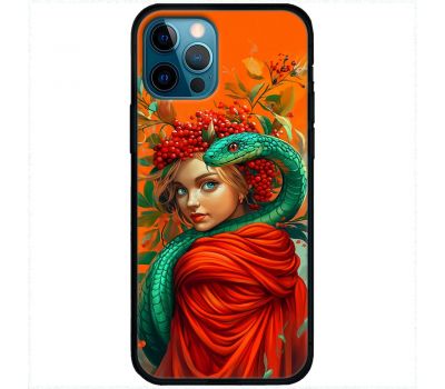 Чохол для iPhone 12 Pro Max MixCase MixCase Новий рік 2025 дівчинка зі змією