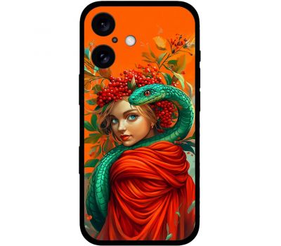 Чохол для iPhone 16 Plus MixCase MixCase Новий рік 2025 дівчинка зі змією