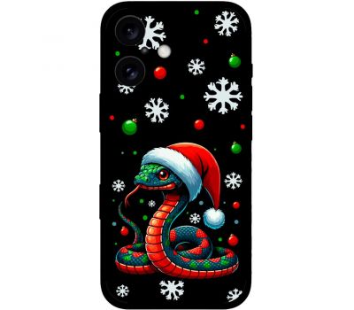 Чохол для iPhone 16 MixCase MixCase Новий рік 2025 новорічна змія