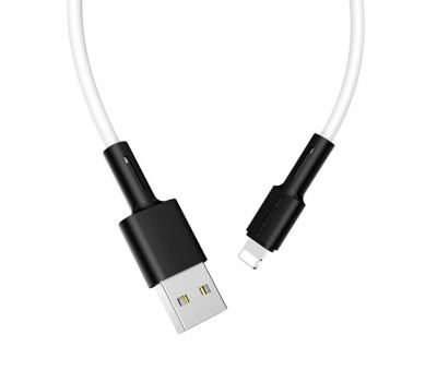 Кабель USB Borofone BX31 Lightning 5A 1m white 3575970