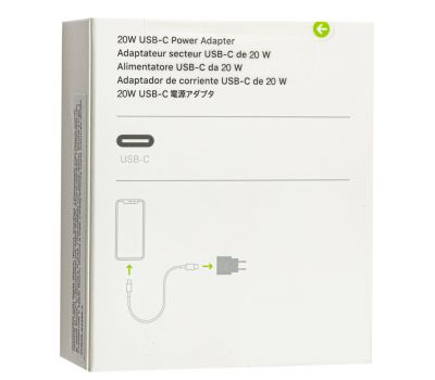 Мережевий ЗП адаптер Apple 20W USB-C white 3576152