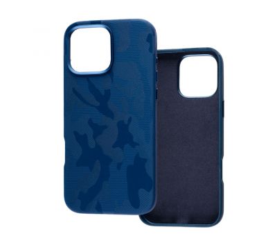 Чохол для iPhone 13 / 14 WAVE Khaki Magnetic blue