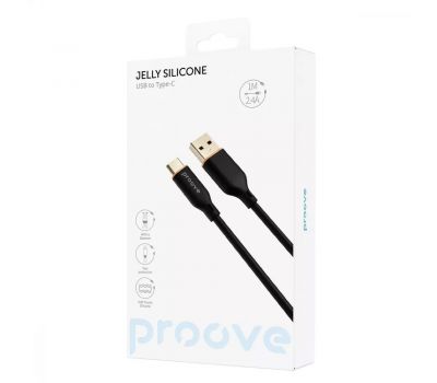 Кабель Proove Jelly Silicone Type-C 2.4A (1m) white 3576074