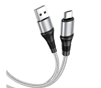 Кабель USB Hoco X50 Excellent microUSB 1m сірий 3576023