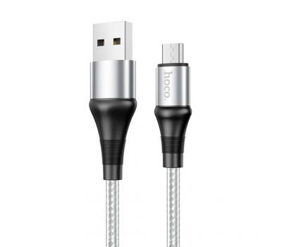 Кабель USB Hoco X50 Excellent microUSB 1m сірий 3576024