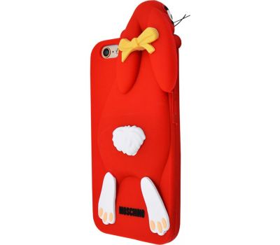 Чохол для iPhone 4 Mosсhino червоний заєць