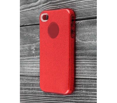 Чохол для iPhone 4 Shining Glitter Case з блискітками червоний