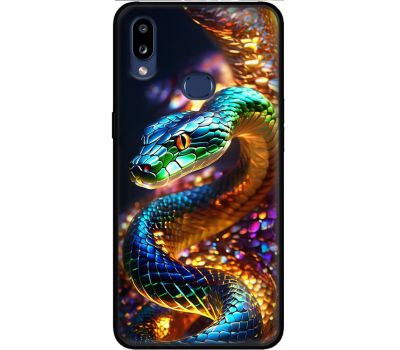 Чохол для Samsung Galaxy A10S (A107) MixCase Новий рік 2025 яскрава змія