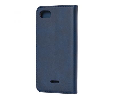 Чохол книжка для Xiaomi Redmi 6A Black magnet синій 3580081