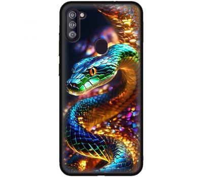 Чохол для Samsung Galaxy A11 / M11 MixCase Новий рік 2025 яскрава змія