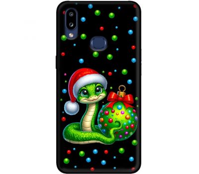 Чохол для Samsung Galaxy A10S (A107) MixCase Новий рік 2025 новорічна змійка