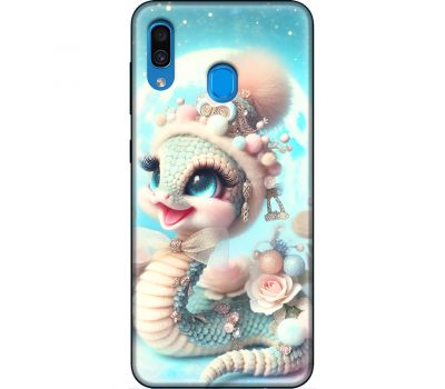 Чохол для Samsung Galaxy A20 / A30 MixCase Новий рік 2025 мила змійка