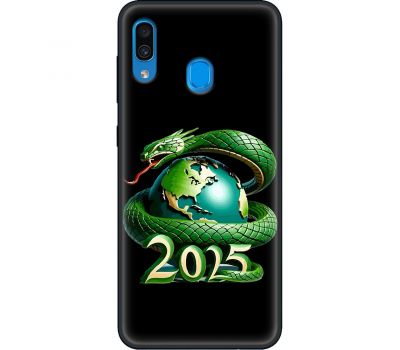 Чохол для Samsung Galaxy A20 / A30 MixCase Новий рік 2025 рік змії