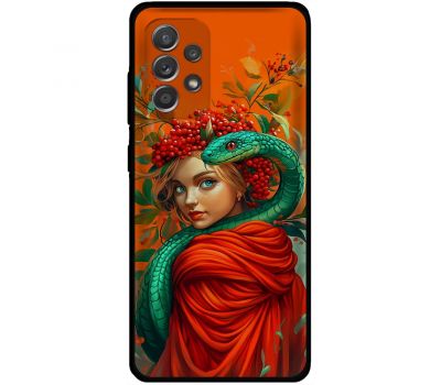 Чохол для Samsung Galaxy A32 (A325) MixCase Новий рік 2025 дівчинка зі змією