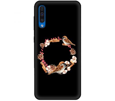 Чохол для Samsung Galaxy A7 2018 (A750) MixCase Новий рік 2025 птахи у новий рік