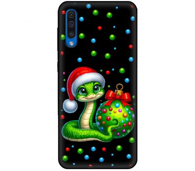 Чохол для Samsung Galaxy A7 2018 (A750) MixCase Новий рік 2025 новорічна змійка