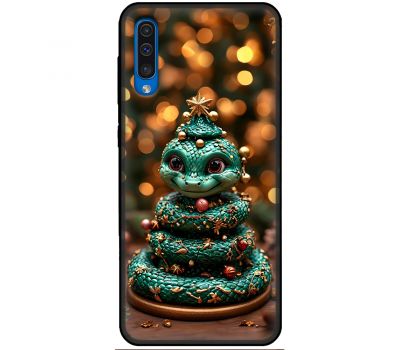 Чохол для Samsung Galaxy A7 2018 (A750) MixCase Новий рік 2025 ялинка змія