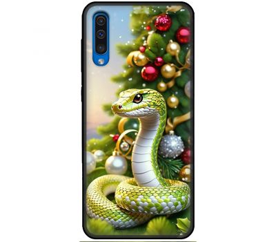 Чохол для Samsung Galaxy A7 2018 (A750) MixCase Новий рік 2025 ялинку з іграшками і з