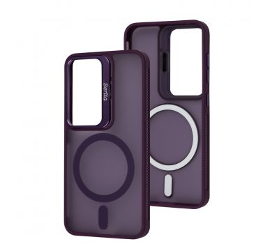 Чохол для Samsung Galaxy S24 Berlia Titanium MagSafe purple