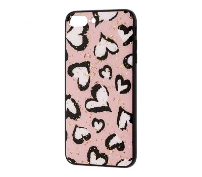 Чохол для iPhone 7 Plus / 8 Plus Leo Confetti "рожеве серце"