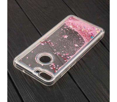 Чохол для Huawei P Smart Pepper блискітки вода рожевий "листопад" 363140
