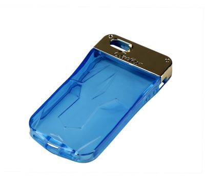 Чохол Cartier парфуми для iPhone 5 синій 370686