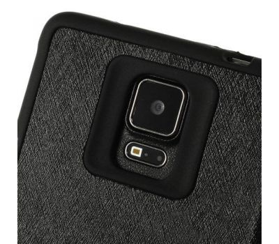 Чохол (книга) Mercury Wow Bumper series Samsung N910H Galaxy Note 4 чорний 371987