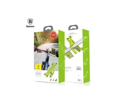 Тримач велосипедний для мобільного Baseus 4"-6" Miracle зелений