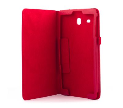 Шкіряний чохол книжка TTX з функцією підставки для Samsung Galaxy Tab E 9.6 червоний
