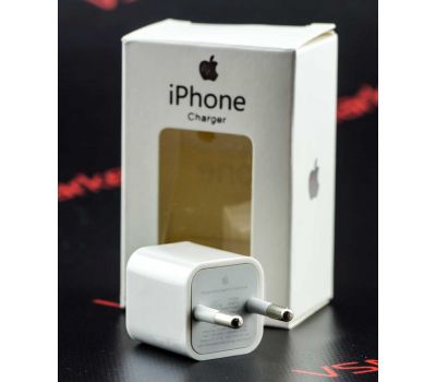 Мережевий адаптер для iPhone G (1USB/1A) білий в упаковці