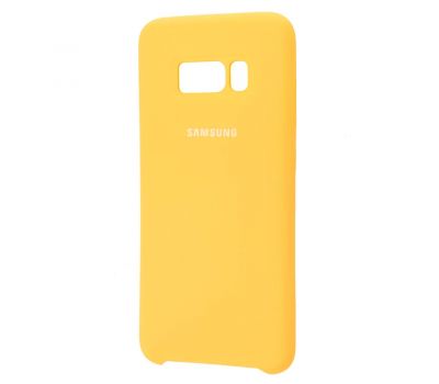 Чохол для Samsung Galaxy S8 (G950) Silky Soft Touch лимонний 378414