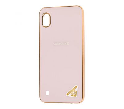 Чохол для Samsung Galaxy A10 (A105) Silicone case (TPU) золотистий 423312