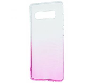 Чохол для Samsung Galaxy S10+ (G975) Gradient Design рожево-білий 423594