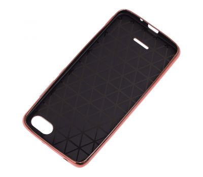 Чохол для Xiaomi Redmi 6A Silicone case (TPU) рожево-золотистий 424292