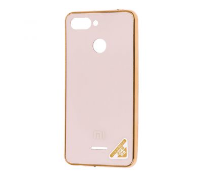 Чохол для Xiaomi Redmi 6 Silicone case (TPU) золотистий 424223