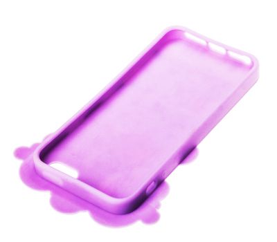 Чохол для iPhone 5 Disney фіолетовий 432590