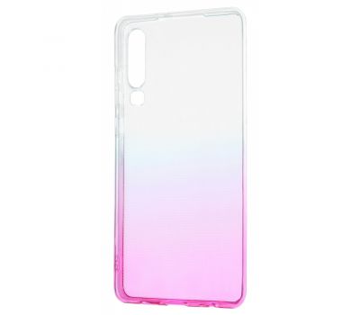 Чохол для Huawei P30 Gradient Design рожево-білий 432859