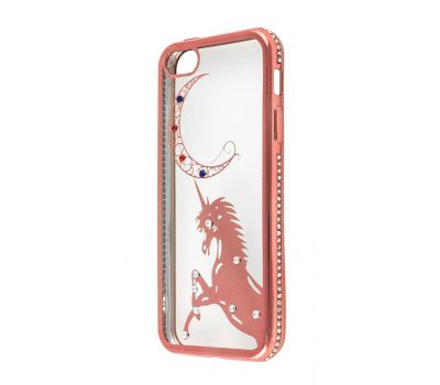 Чохол для iPhone 5 Kingxbar Diamond Єдиноріг рожевий