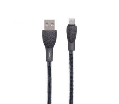 Кабель USB Hoco U52 Bright Lightning черный