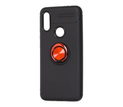 Чохол для Xiaomi Redmi 7 Deen під магнітний тримач чорний/червоний 459481