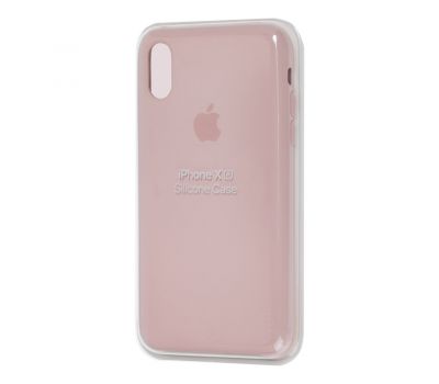Чохол Silicone для iPhone Xr Premium case рожевий пісок 467017